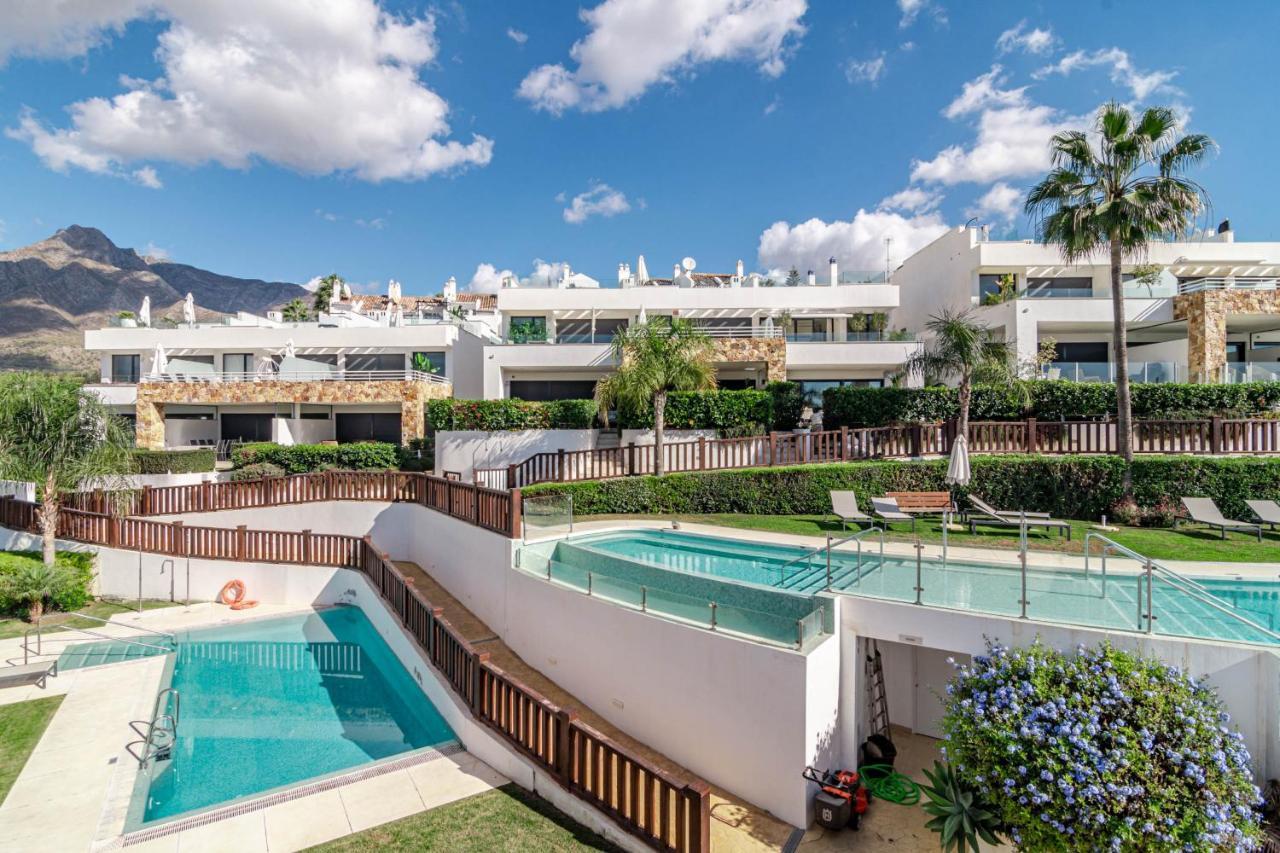 Luxury 3 Bedroom Townhouse On Marbellas Golden Mile With Walking Distance Puerto Banus Marbella