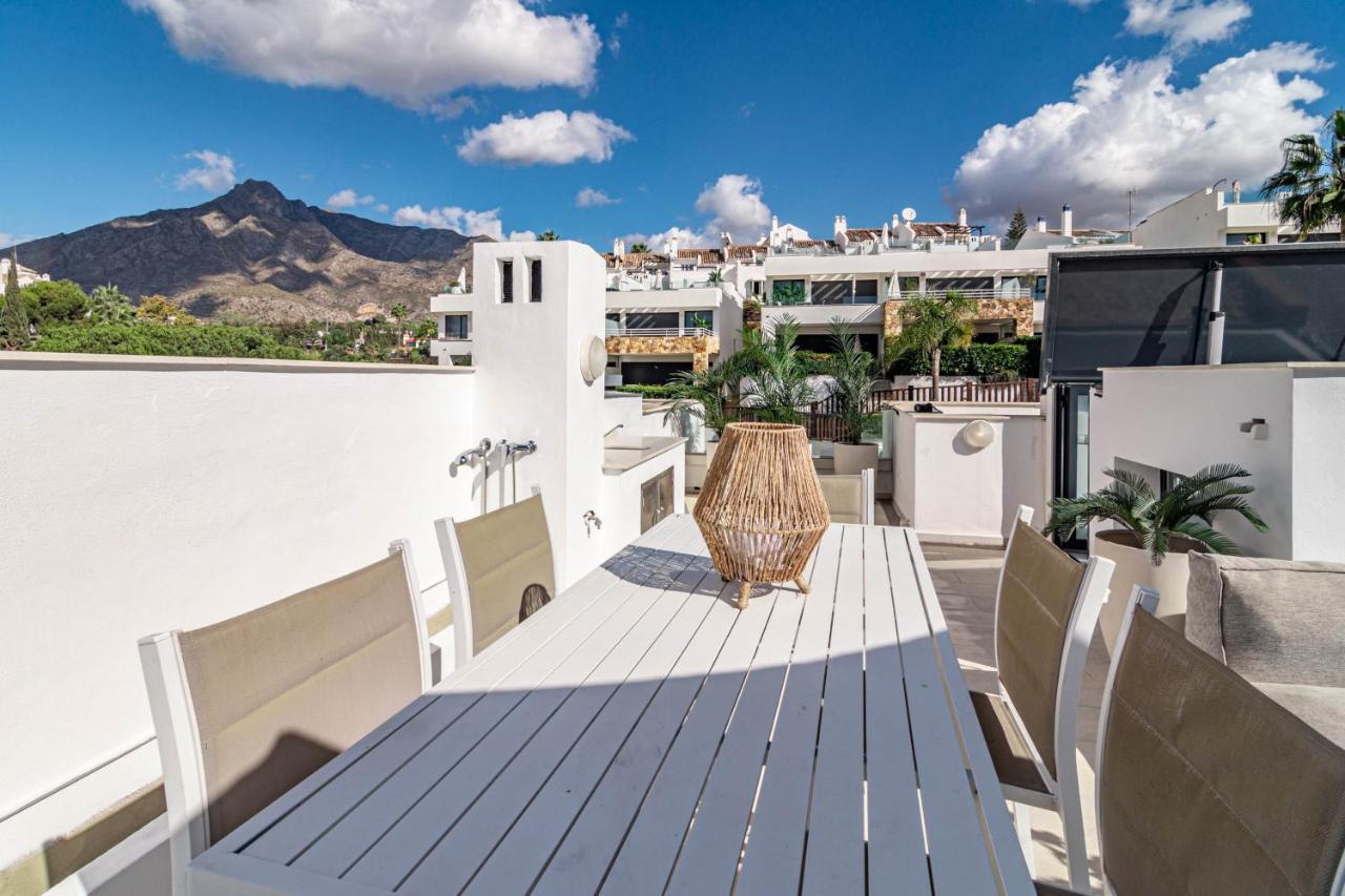 Luxury 3 Bedroom Townhouse On Marbellas Golden Mile With Walking Distance Puerto Banus